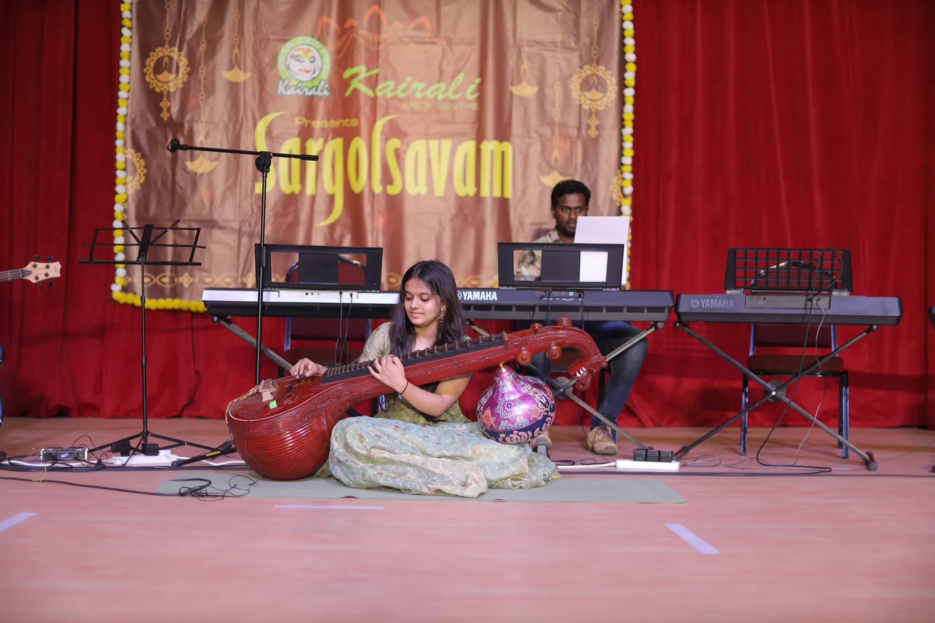 Veena Greeshma Performing Live